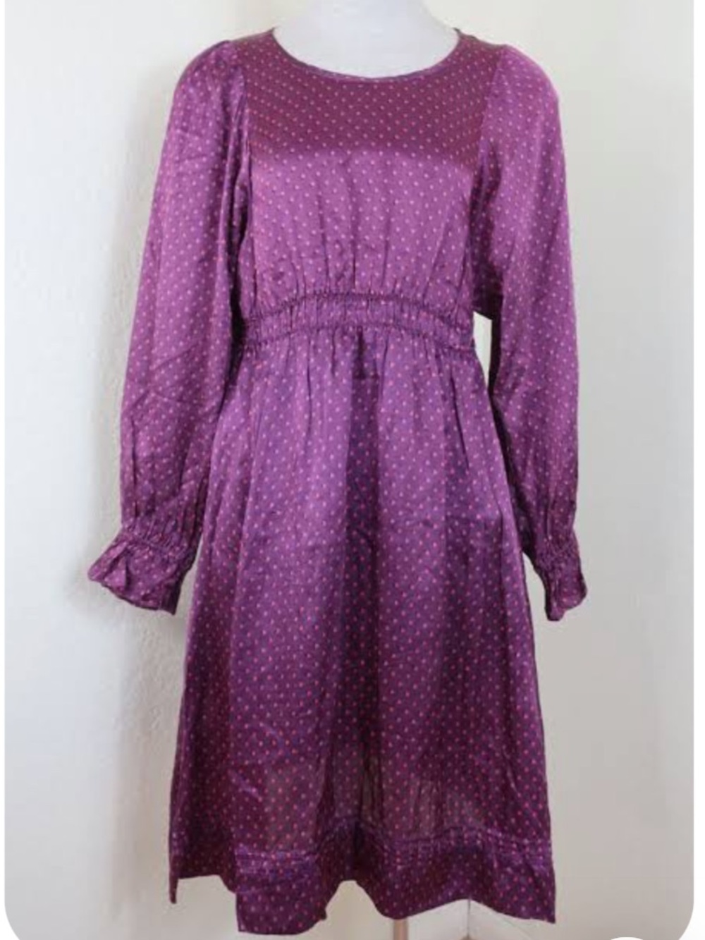 See by Chloe Women’s Silk Long Sleeve Mini Dress Stars 6 Medium